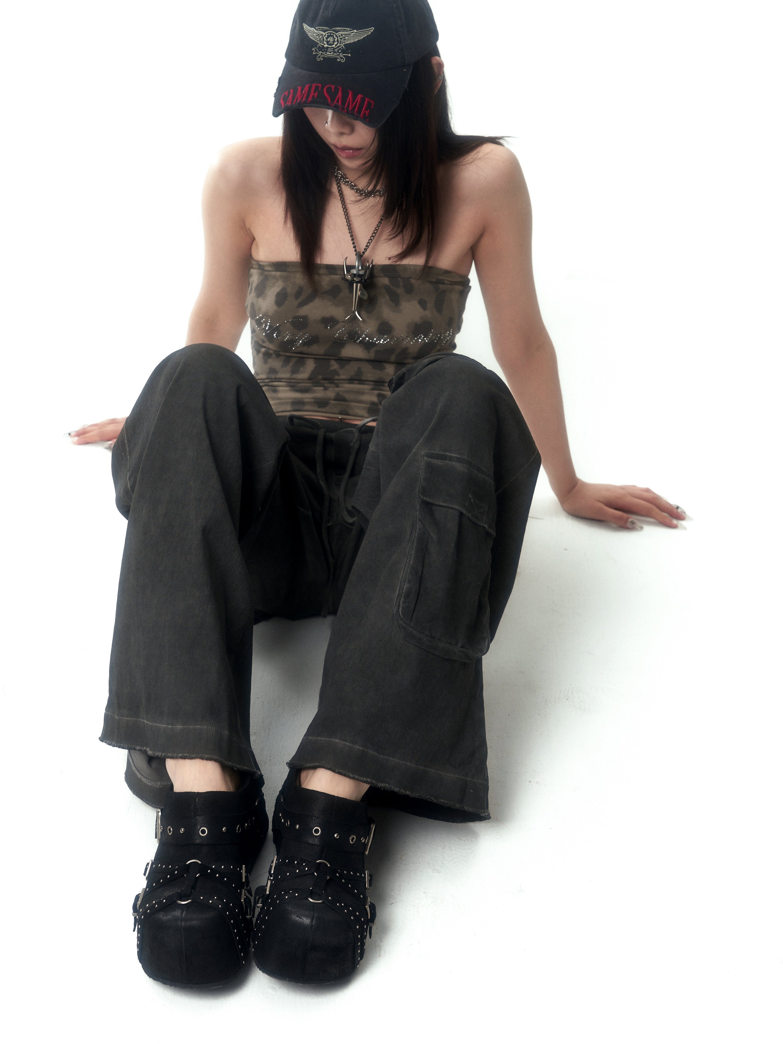 Black Covertoe Slipper