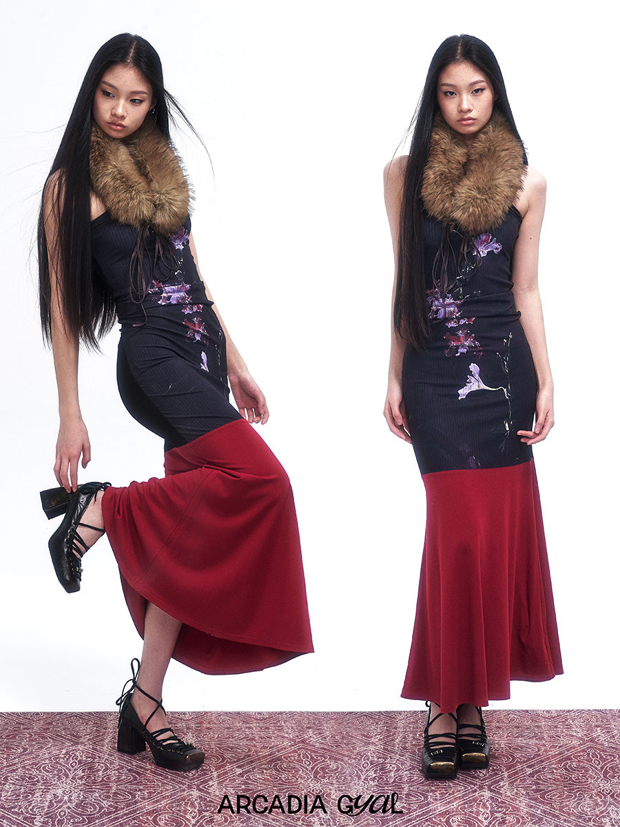 Lace-up heels(black)