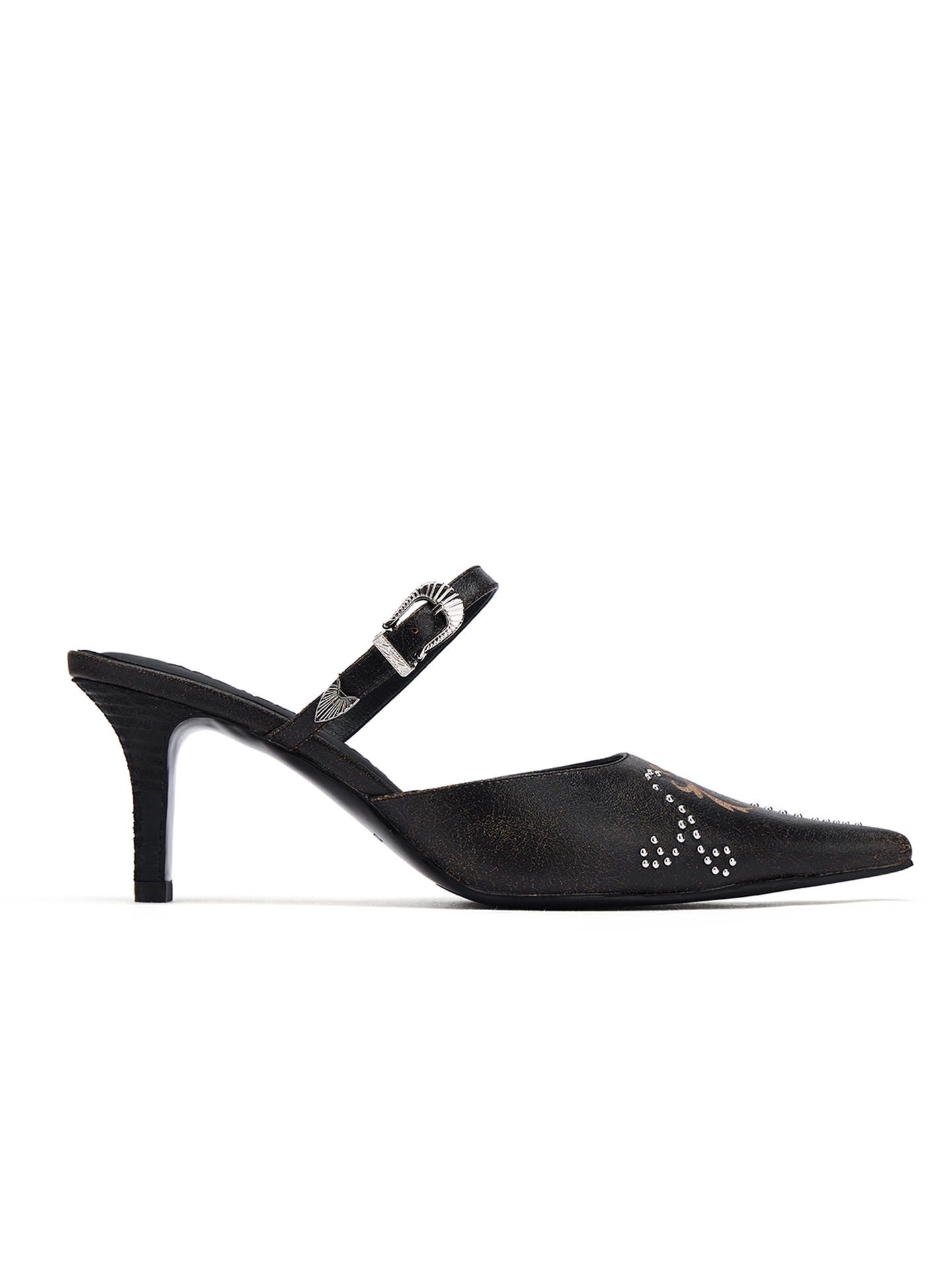 high- heeled Mules