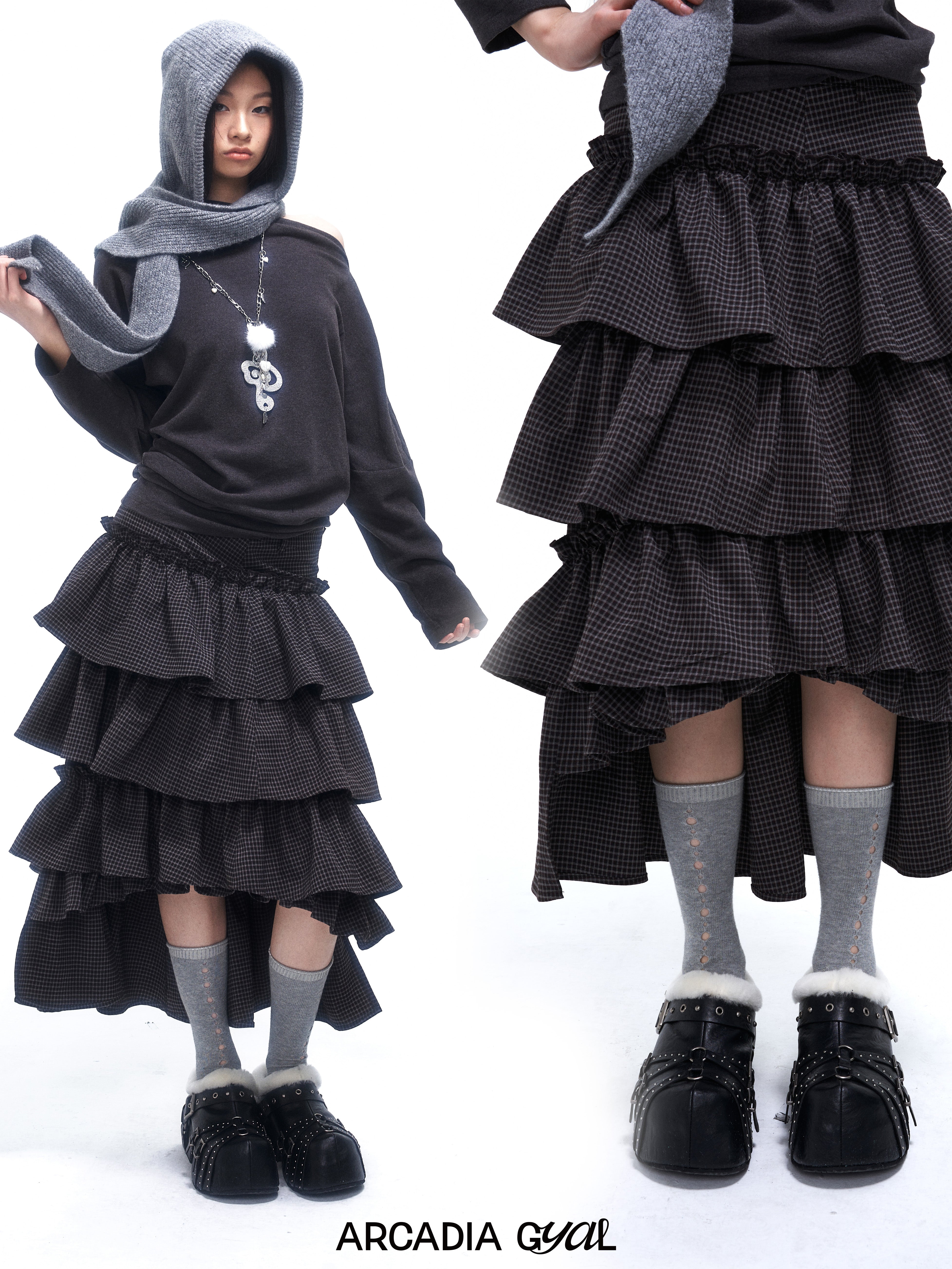 Black Covertoe Furry Slipper