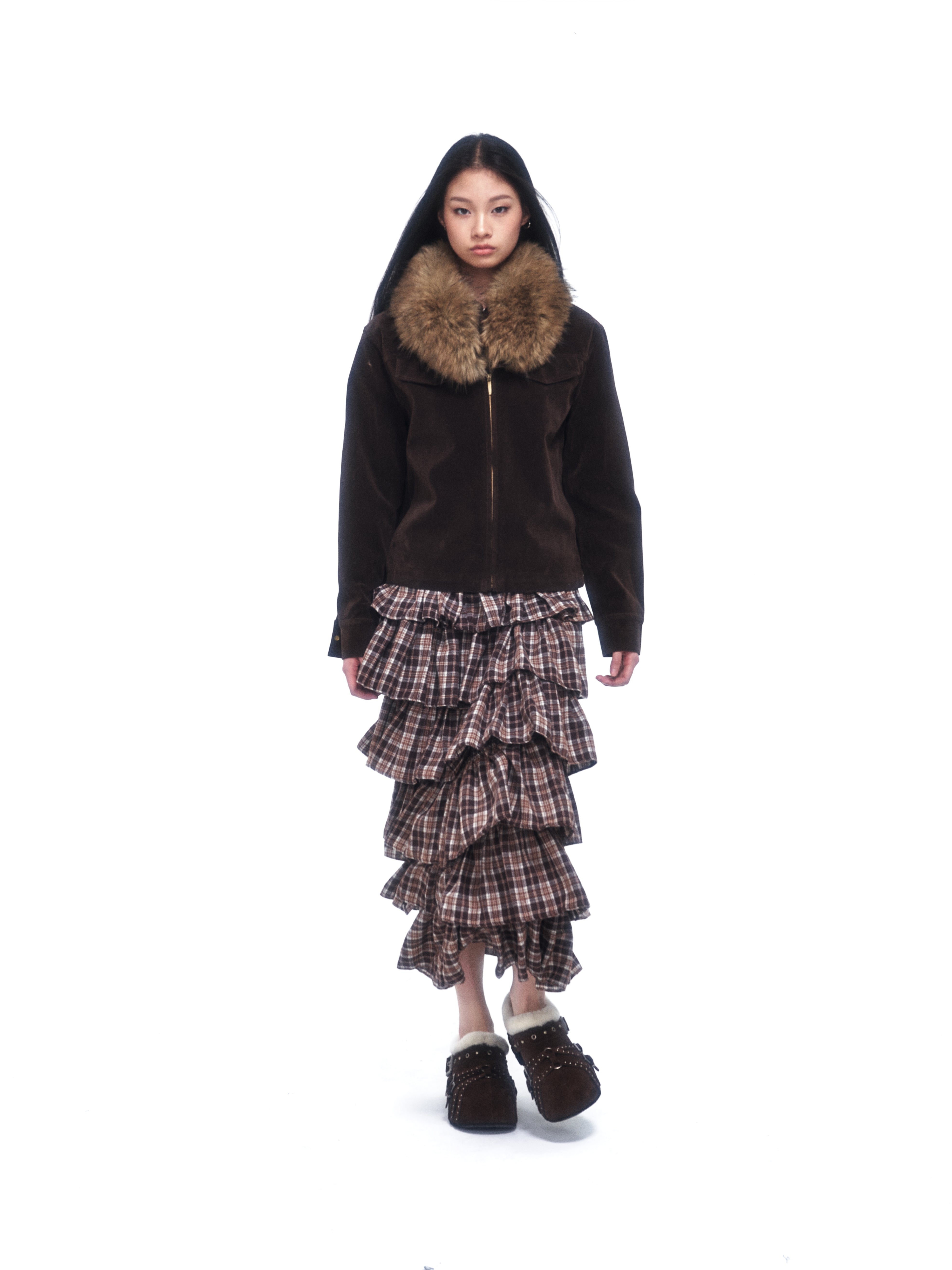 Brown Covertoe Slipper