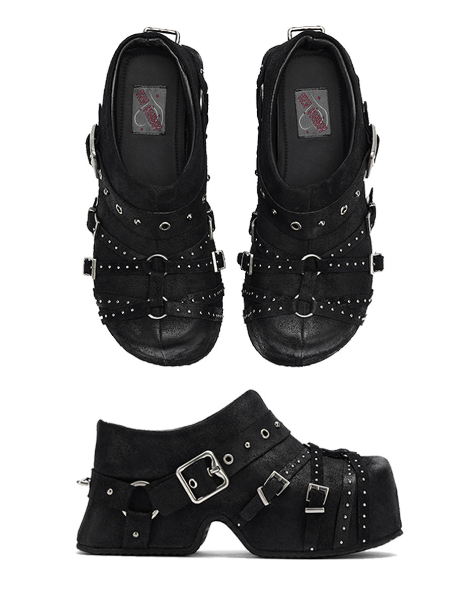 Black Covertoe  Slipper