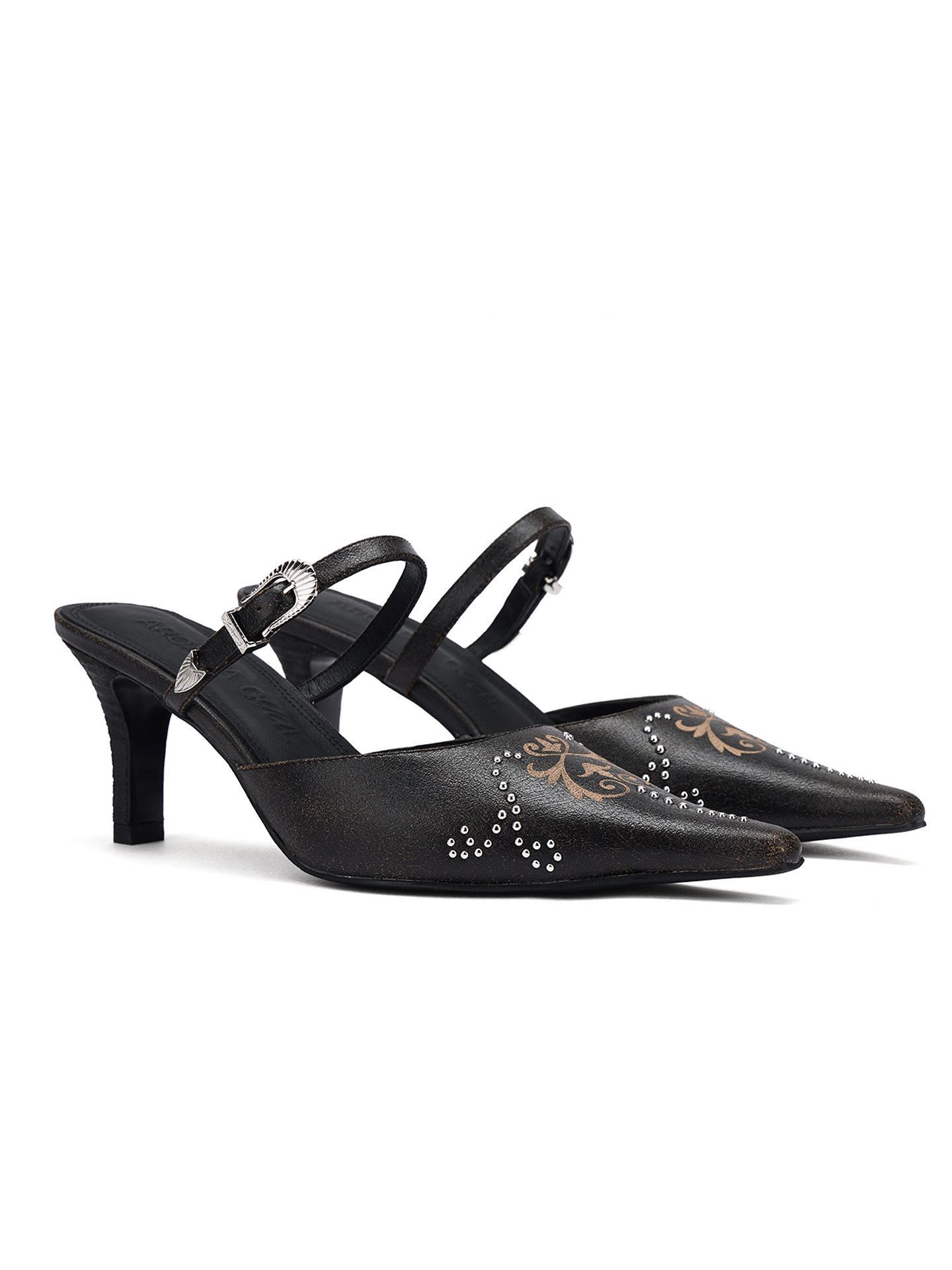 high- heeled Mules