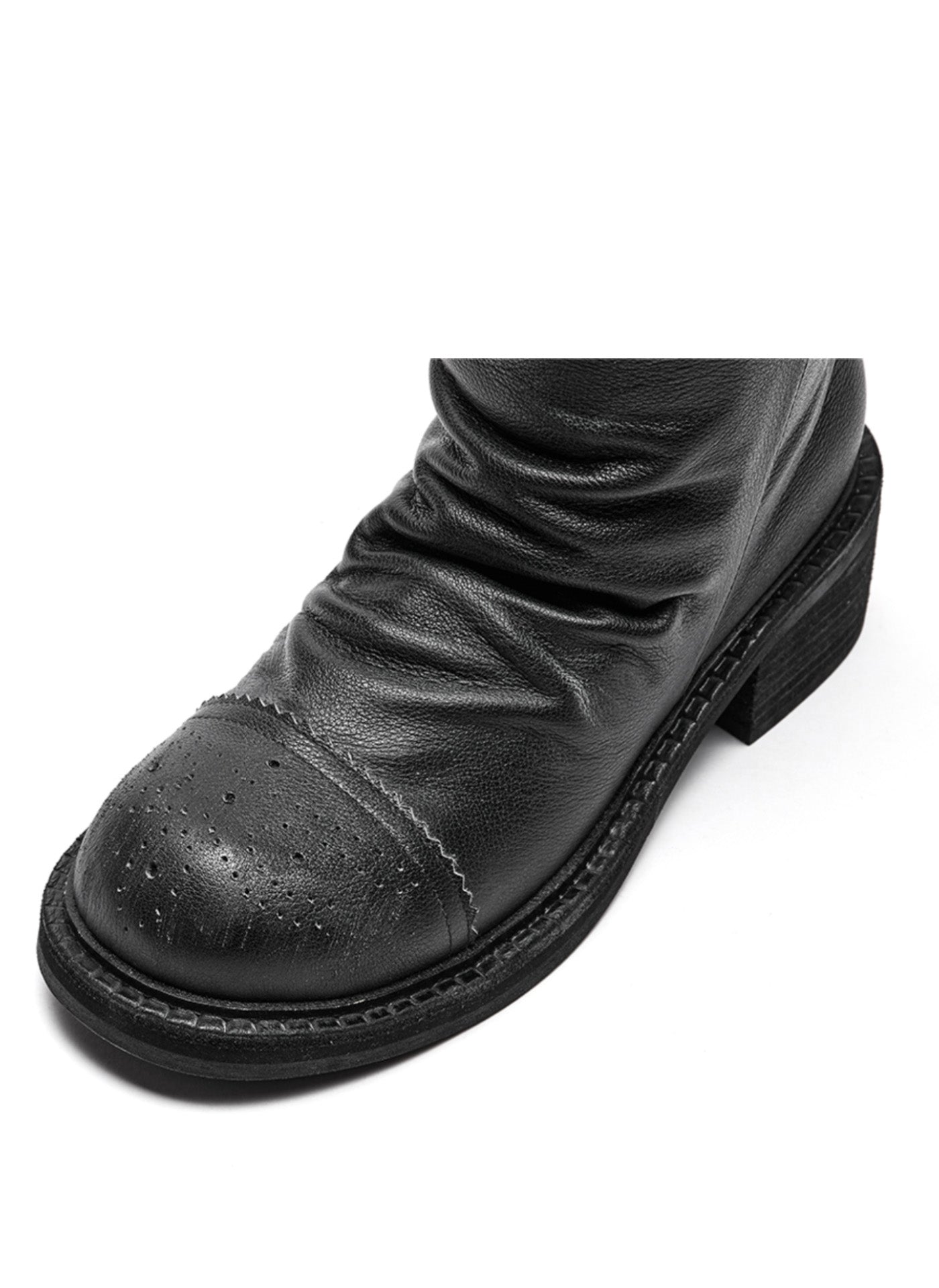 Black Long Biker Boots