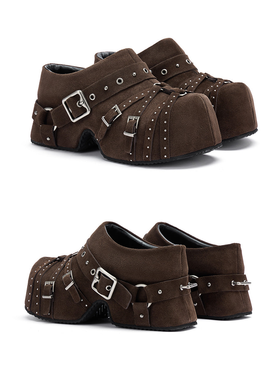 Brown Covertoe  Slipper