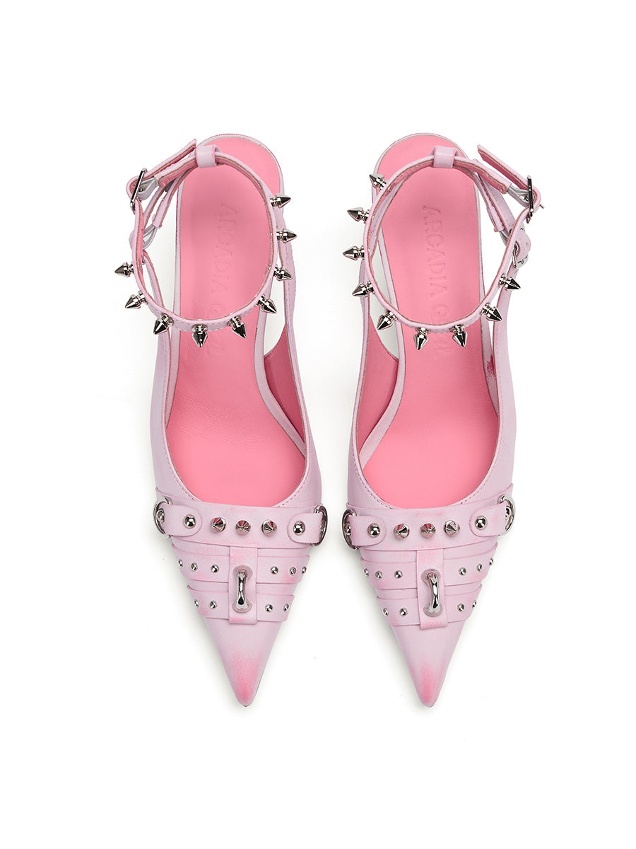 Pink Rivet Highheels