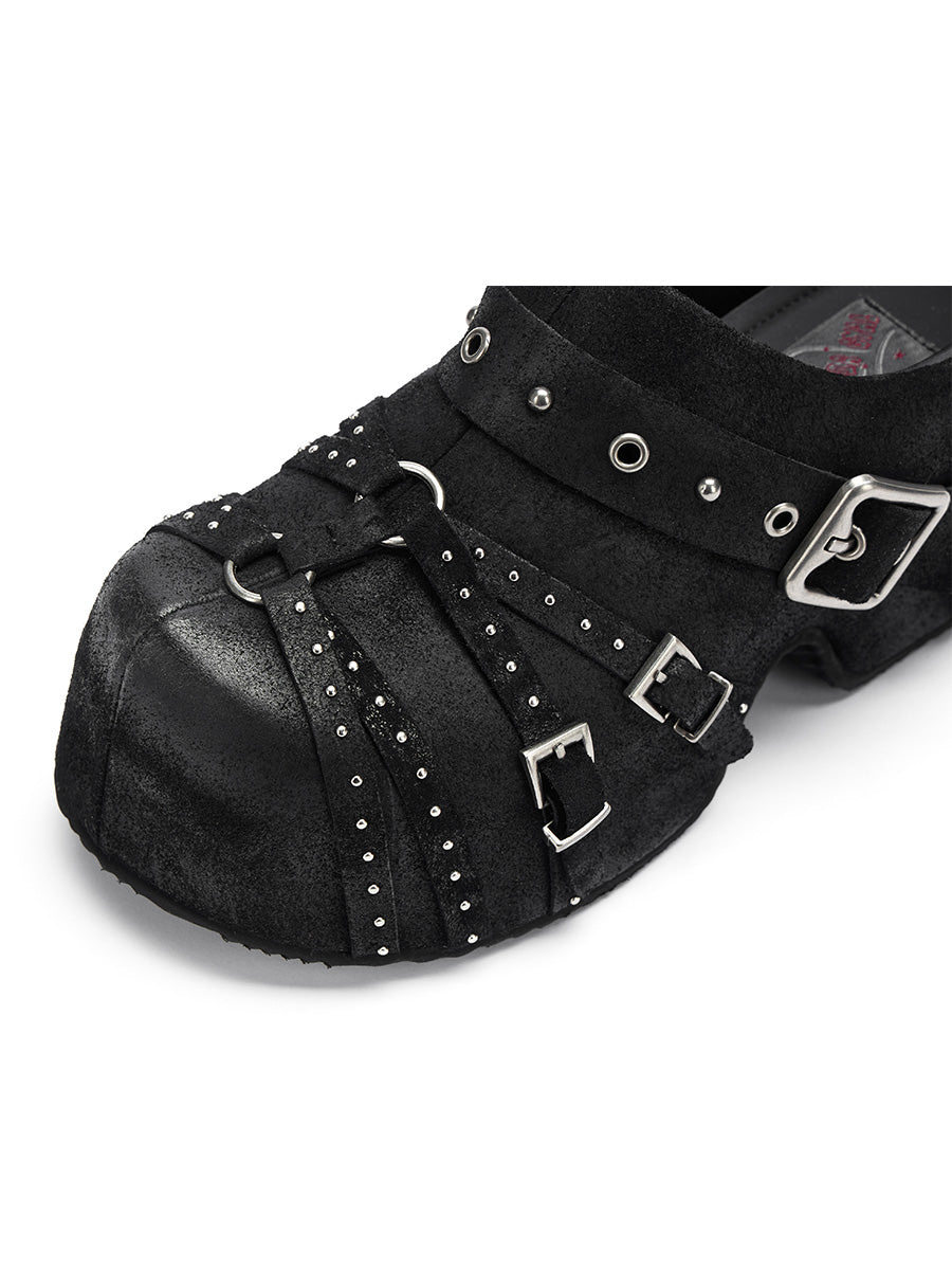 Black Covertoe  Slipper